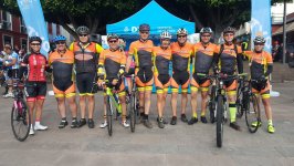 primera jornada de cicloturismo en los III juegos máster Cabildo de Tenerife