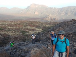 Caminata Pico Viejo , en Tenerife, Teide