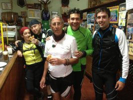 En el bar de Las Lagunetas