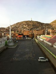 Oruro, ciudad minera sede de un famoso carnaval local.