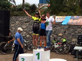 Podium 50 km  feminas Hoya del Abade
