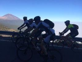 Ruta mtb 150 km en bicicleta de montaña Tenerife
