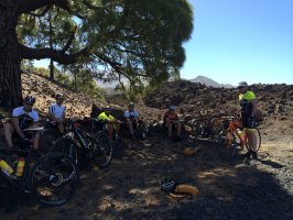 Ruta mtb 150 km en bicicleta de montaña Tenerife