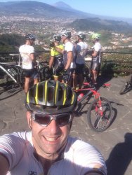 Salida en bicicleta de montaña desde La Caldera