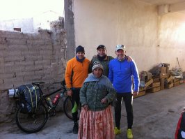 Bolivia - Chile en bicicleta Sabaya