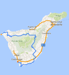 Ruta en bicicleta de montaña Punta Teno - Los Cristianos.