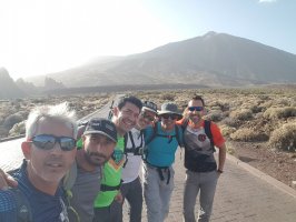 Caminata Pico Viejo , en Tenerife, Teide