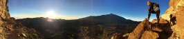 Panorámica desde montaña de Guajara