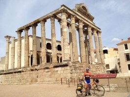 Merida vial La Plata en bicicleta de montaña