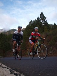 Despedida del año 2013 ruta en bicicleta Tenerife
