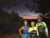 Ruta nocturna en bicicleta de montaña